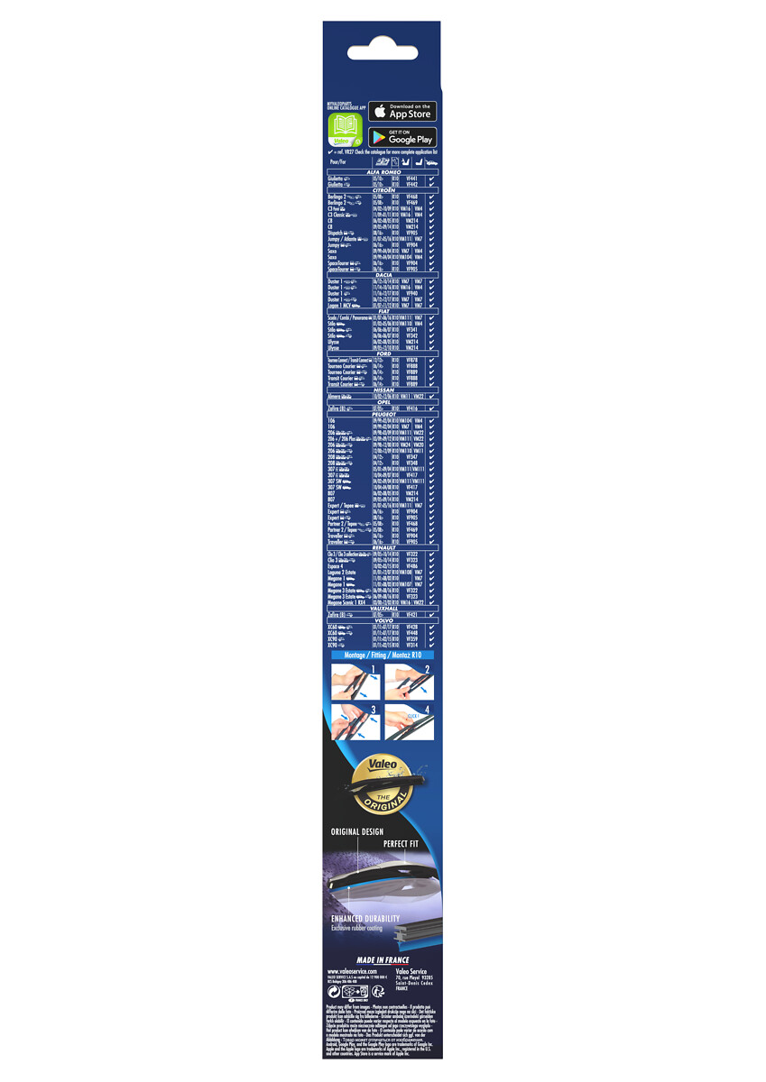 Lamela stergator VALEO 574164